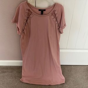 Forever 21 Crisscross Shirt Dress